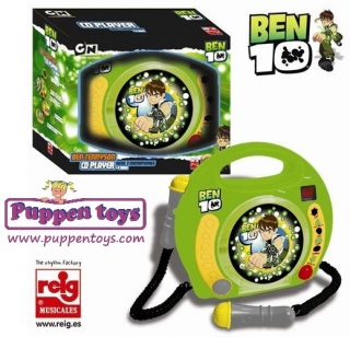 lettore cd ben10 2 microfoni